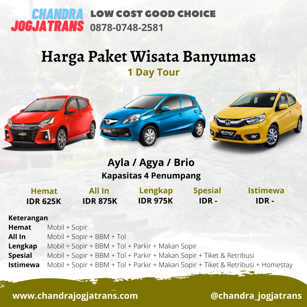 Paket Wisata Jogja Banyumas | Paket Tour Jogja Banyumas | Paket Wisata Banyumas | Paket Tour Banyumas