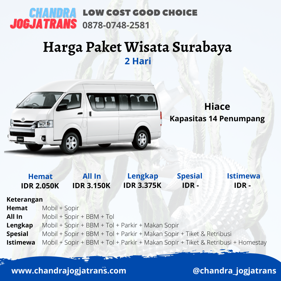 Rental Mobil Jogja Surabaya | Paket Wisata Jogja Surabaya | Sewa Hiace Surabaya Jogja | Sewa Mobil Surabaya Jogja